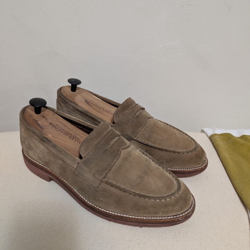 Brown Suede Loafers